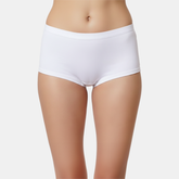 Envie High Rise Full Coverage Boyshorts - NVP2065 (White)