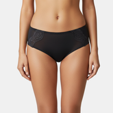 Envie Mid Rise 3/4th Coverage Lace Hipster - NVP2067 (Black)