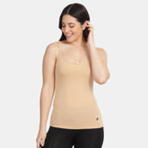 Envie Relaxed Fit Scoop Neck Short Length Camisole - NVC3010 (Nude)