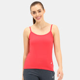 Envie Regular Fit Round Neck Short Length Basic Camisole - NVC3021 (Red)