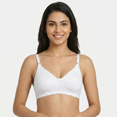 Envie Non-Padded Non-Wired 3/4th Coverage T-Shirt Bra - NVB1002 (White)