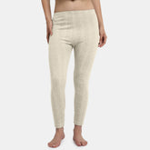 Envie Regular Fit Ankle Length Thermal Pant NVTHTM114 (Grey Melange)