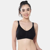 Seamless black t shirt bra Envie full coverage non wired non padded lightweight comfortable bra for women