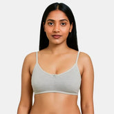 Grey melange T-shirt bra Envie non padded non wired moulded 3/4th coverage comfortable everyday bra