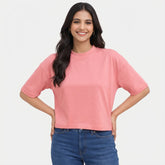 Envie Relaxed Fit Short Sleeve T-Shirt - NVTS1002 (Peach)