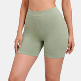 Envie Hugged Fit Thigh Length Cycling Shorts - NVS5019 (Reseda)