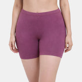 Envie Hugged Fit Thigh Length Cycling Shorts - NVS5019 (Violet Quartz)
