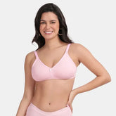 Light pink 3/4th coverage backless bra Envie non padded non wired for off shoulder outfits