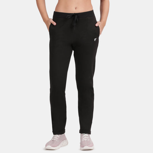 Envie Regular Fit Ankle Length Track Pant - NVTP8011 (Black)