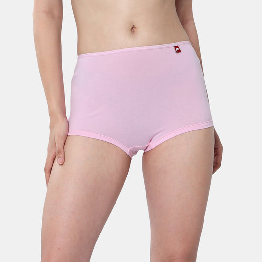 Envie Midrise Hugged Fit Comfort Boyshorts - NVS5027 (Light Pink)