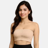 Envie Non-Padded Non-Wired Medium Coverage Bandeau Bra - NVB1144 (Nude)