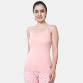 Envie Relaxed Fit Scoop Neck Short Length Camisole - NVC3010 (Peach)