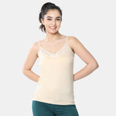 Envie Regular Fit V-Neck Short Length Lace Camisole - NVC3030 (Nude)
