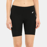 Envie Hugged Fit Thigh Length Cycling Shorts - NVS5025 (Black)