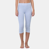 Envie Hugged Fit 3/4th Length Printed Capri - Assorted - NVCP6002 (Blue)