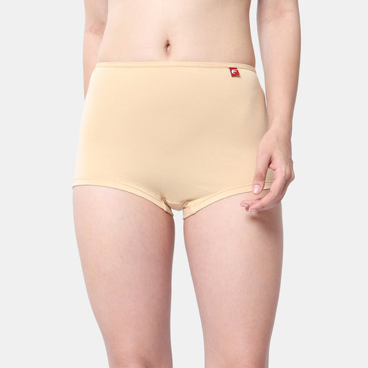 Envie Midrise Hugged Fit Comfort Boyshorts - NVS5027 (Nude)