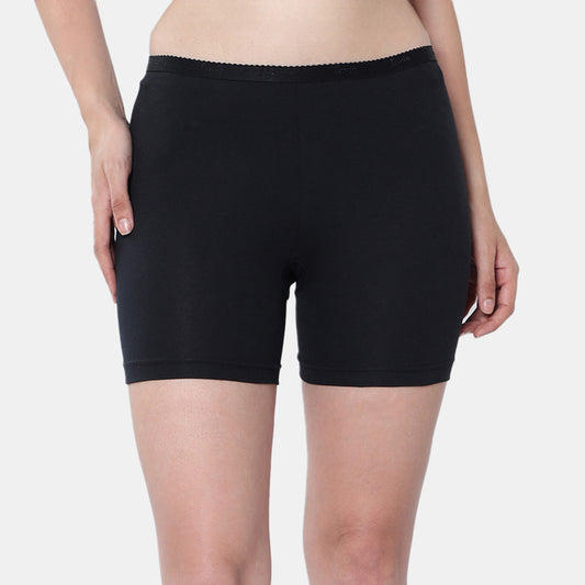 Envie Hugged Fit Thighcling Shorts - NVS5029 (Black)