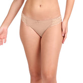 Envie Low Rise Half Rear Coverage Lace Bikini - NVP2060 (Skin)