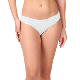Envie Low Rise Half Rear Coverage Lace Bikini - NVP2060 (White)