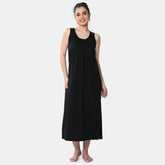 Envie Relaxed Fit Scoop Neck Nighty Slip - NVC3029 (Black)