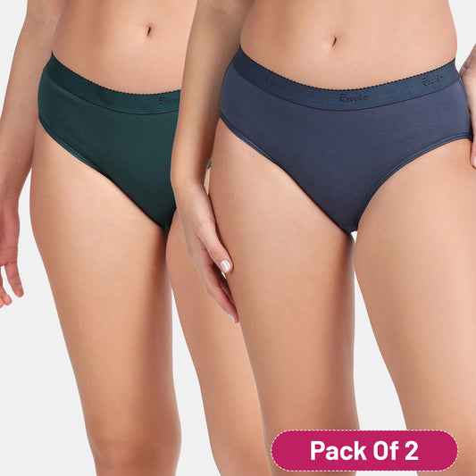 Envie Medium Rise 3/4th Coverage Hipster (Pack of 2) - NVP2054 (Teal Navy)