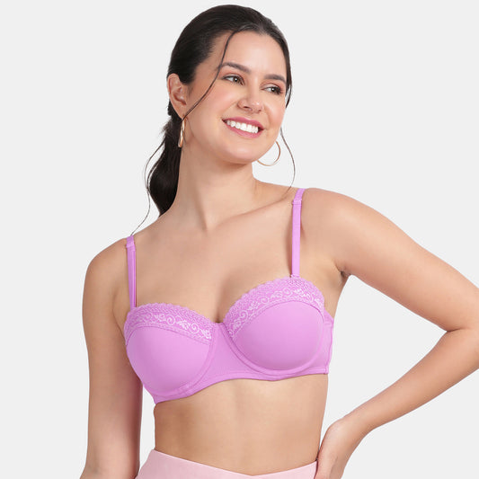 Envie Padded Wired Medium Coverage Push-Up Bra - NVB1119 (Pink)