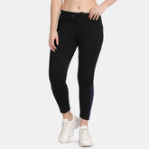 Envie Regular Fit Ankle Length Track Pant - NVTP8008 (Black Navy)