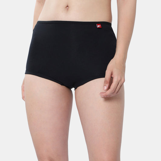 Envie Midrise Hugged Fit Comfort Boyshorts - NVS5027 (Black)