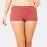 Envie Regular Fit Mid Rise Boyshorts - NVS5018 (Light Maroon)
