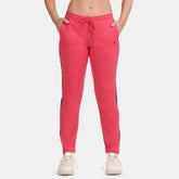 Envie Regular Fit Ankle Length Track Pant - NVTP8002 (Red Anthra)