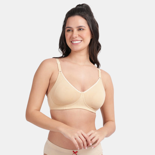 Envie Non-Padded Non-Wired 3/4th Coverage Minimiser Bra - NVB1024 (Nude)