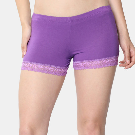 Envie Hugged Fit Ultralight Hot Shorts - NVS5030 (Purple)