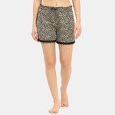 Envie Regular Fit Night Shorts Cheeta Pt - Assorted - NVS5006