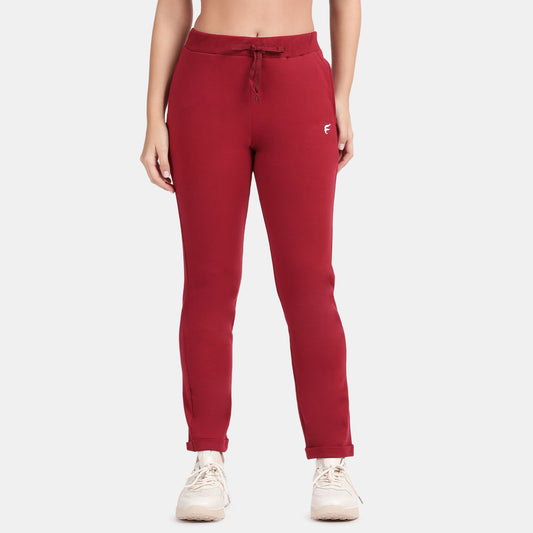 Envie Regular Fit Ankle Length Track Pant - NVTP8011 (Maroon)