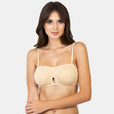 Envie Non-Padded Non-Wired Medium Coverage Bandeau Bra - NVB1027 (Nude)