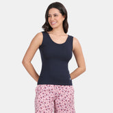 Envie Regular Fit U-Neck Short Length Tank Top - NVC3019 (Navy)