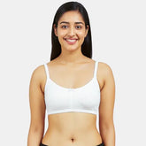 Comfortable white T-shirt bra Envie non wired non padded moulded 3/4th coverage workwear bra