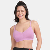 Envie Non-Padded Non-Wired 3/4th Coverage Maternity Bra - NVB1116 (Mid Purple)
