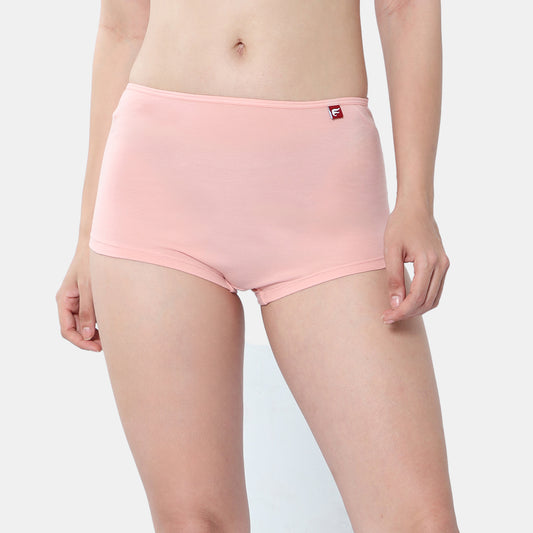 Envie Midrise Hugged Fit Comfort Boyshorts - NVS5027 (Peach)