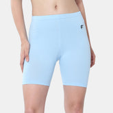Envie Hugged Fit Thigh Length Cycling Shorts - NVS5025 (Blue)