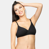 Envie Non-Padded Non-Wired 3/4th Coverage Minimizer Bra - NVB1001 (Black)