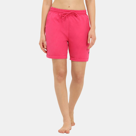 Envie Loose Fit Thigh Length Shorts - NVS5022 (Fusia)