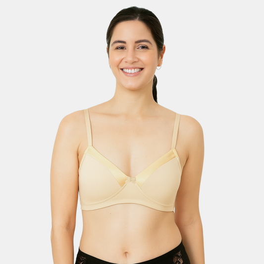Envie Padded Non-Wired 3/4th Coverage T-Shirt Bra - NVB1128 (Skin)