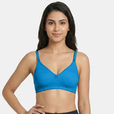 Envie Non-Padded Non-Wired 3/4th Coverage T-Shirt Bra - NVB1002 (Royal Blue)