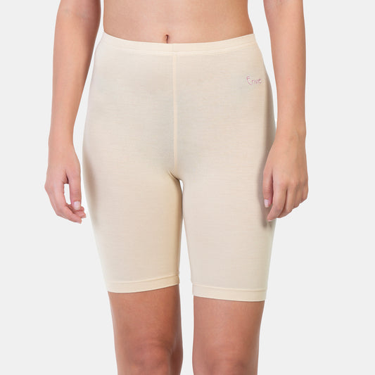 Envie Value+ Hugged Fit Thigh Length Cycling Shorts - NVS5020 (Nude)