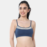 Envie Girls Non-Padded Non-Wired Full Coverage Beginners Bra - NVGB1113 (Denim)