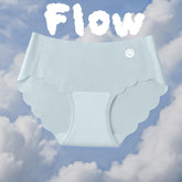 Envie Flow Mid Rise 3/4th Coverage Seamless Hipster Panty - Smog Blue