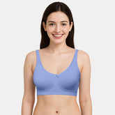 Powder blue T-shirt bra Envie non padded non wired 3/4th coverage comfortable everyday bra