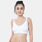 White t shirt bra Envie non wired non padded full coverage seamless bra invisible under clothes daily wear