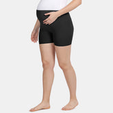 Envie Hugged Fit Maternity Lace Shorts - NVS5031 (Black)